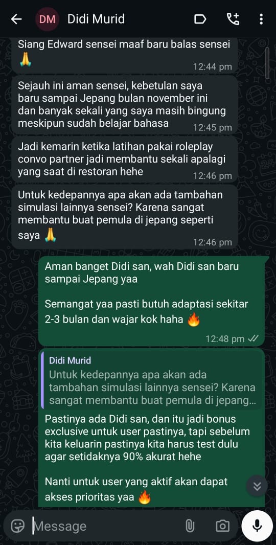 Testimoni murid: roleplay kerjanya mirip situasi asli